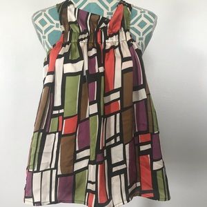 Miss Me Couture Sleeveless Blouse Sz M Cinch